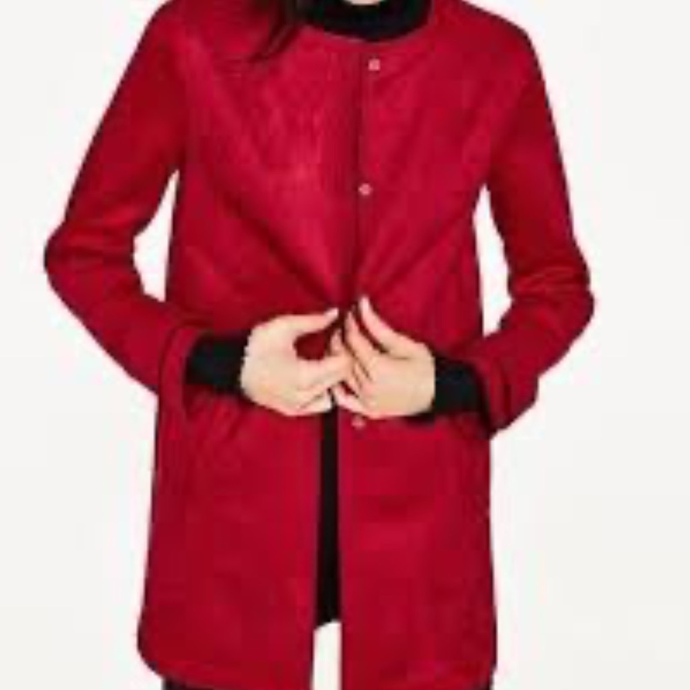 Zara Faux Suede Coat/Jacket
